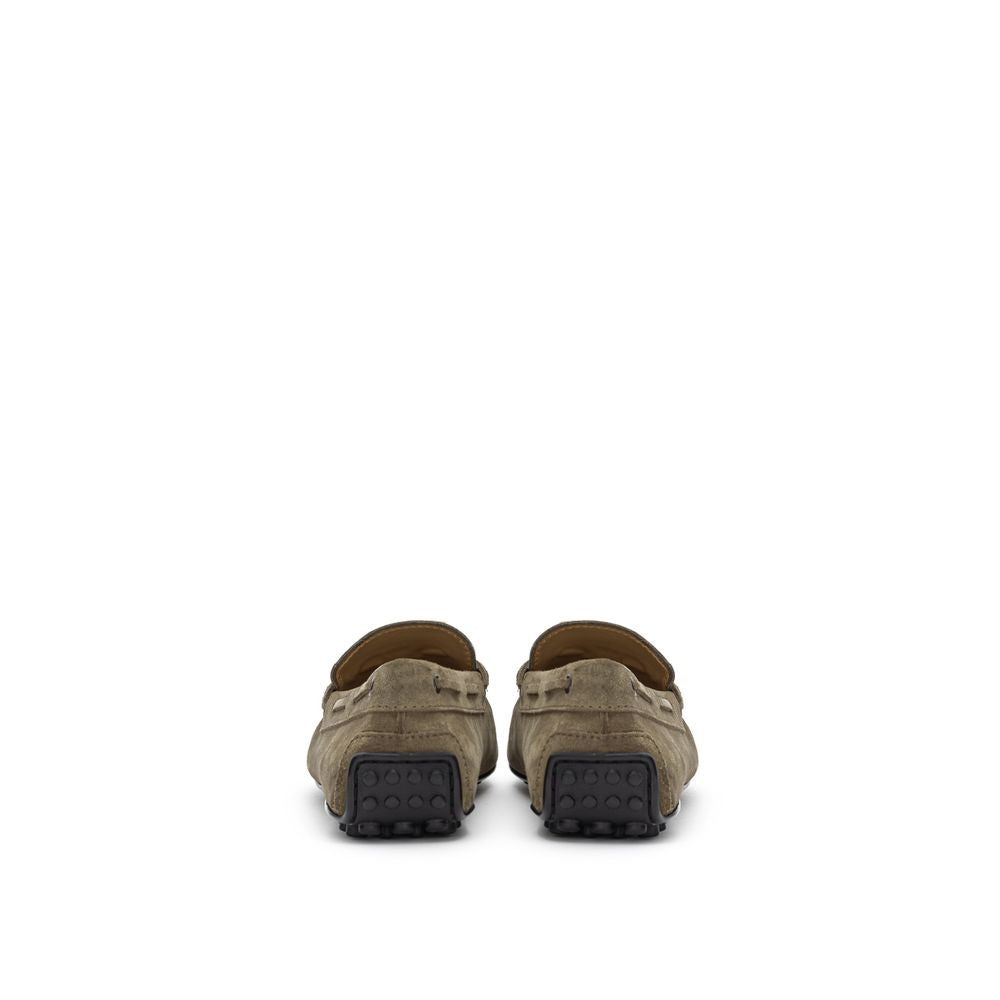 Tod's Beige Wildleder-Mokassin