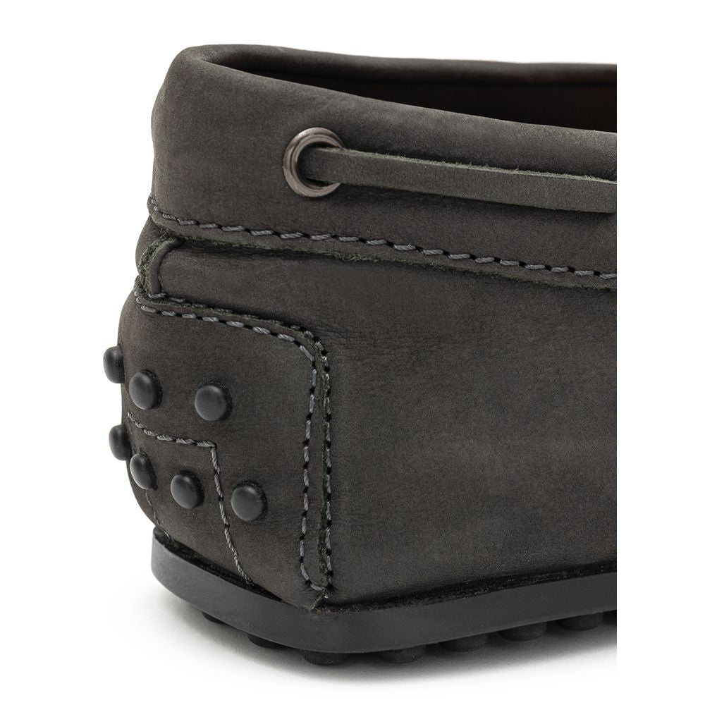 Tod's Mokassin aus grauem Nubukleder