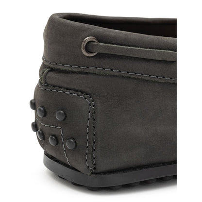 Tod's Mokassin aus grauem Nubukleder