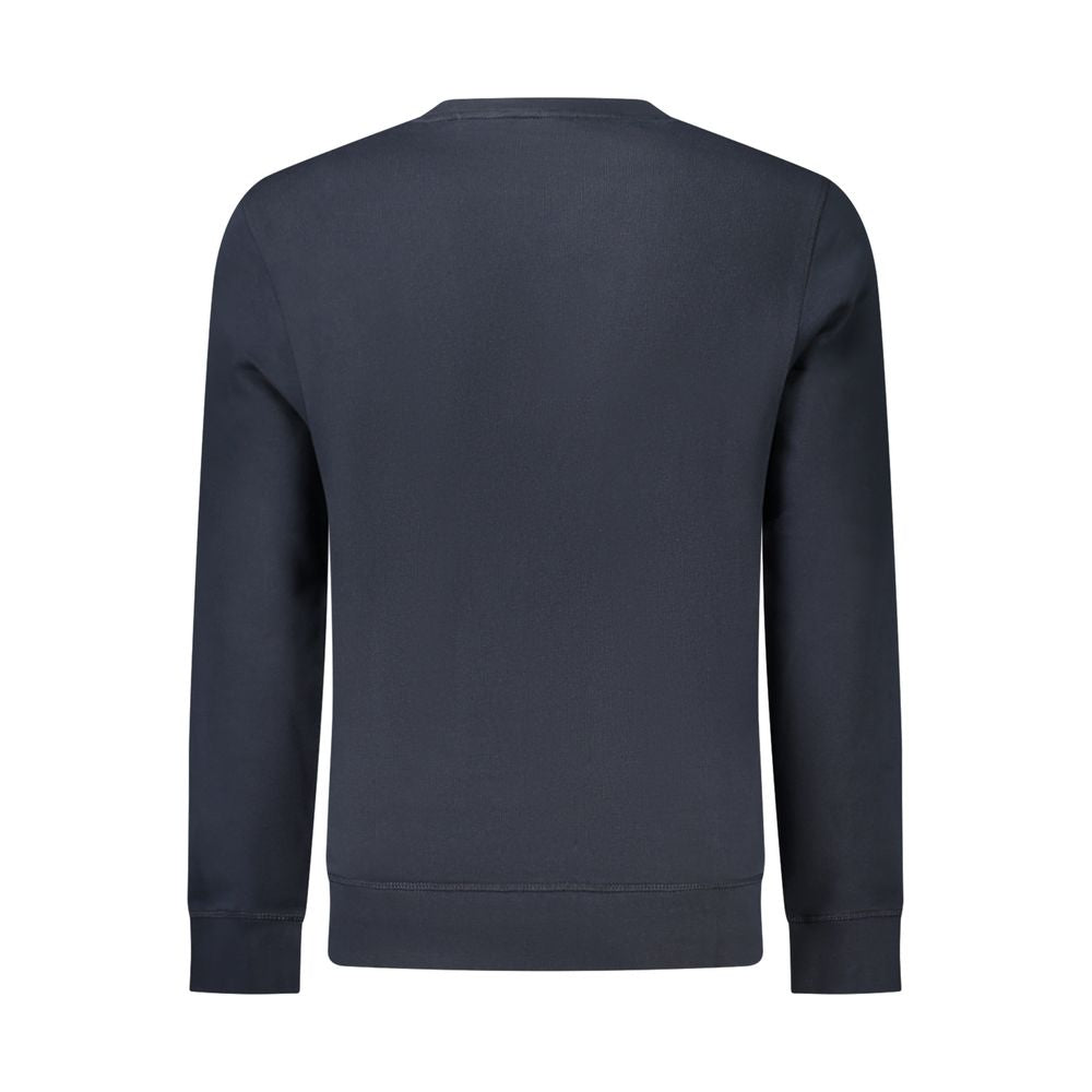 Hugo Boss – Blaues Baumwoll-Sweatshirt