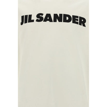 Jil Sander Weißes Baumwoll-T-Shirt