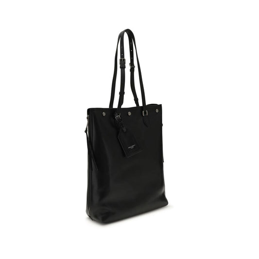 Dolce &amp; Gabbana Schultertasche aus schwarzem Kalbsleder (Bos Taurus)