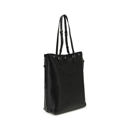 Dolce &amp; Gabbana Schultertasche aus schwarzem Kalbsleder (Bos Taurus)