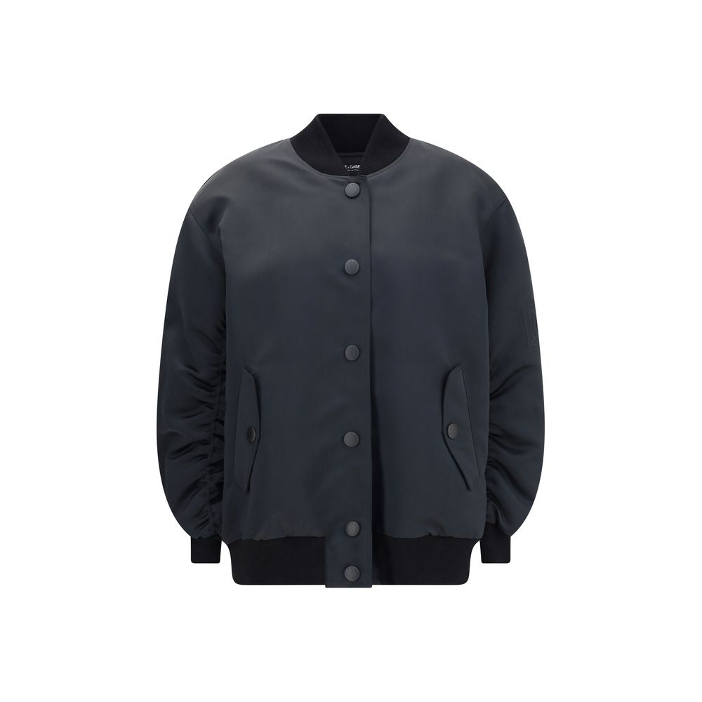 Dolce &amp; Gabbana Oversize-Jacke mit geprägtem Druck