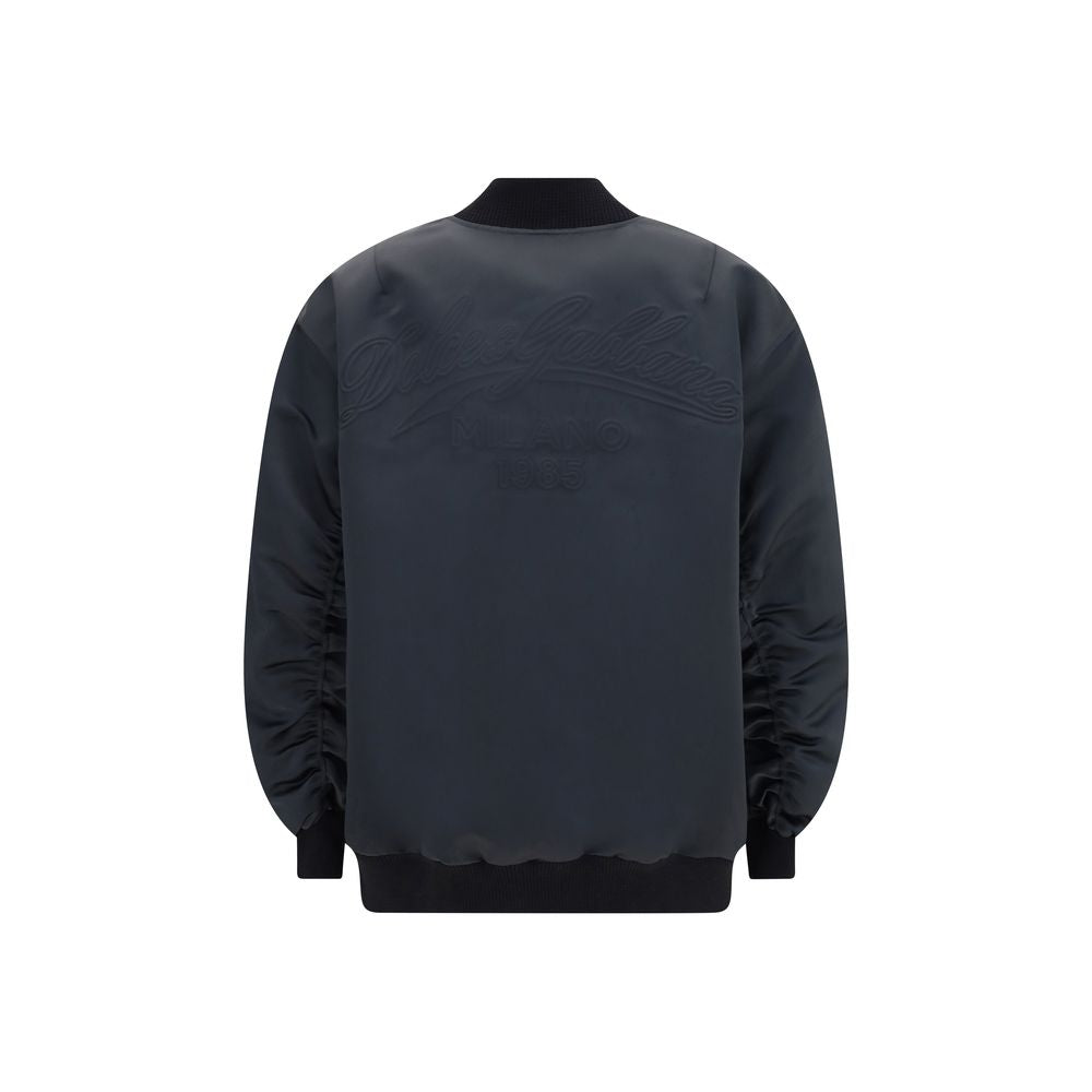Dolce &amp; Gabbana Oversize-Jacke mit geprägtem Druck