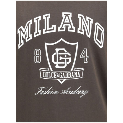 Dolce &amp; Gabbana Langarm-T-Shirt aus Baumwolle