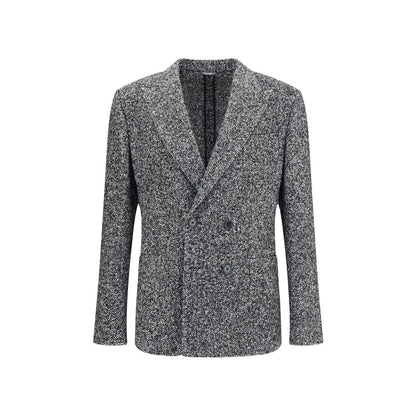 Dolce &amp; Gabbana Portofino Zweireihige Jacke mit Chevron-Muster