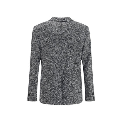 Dolce &amp; Gabbana Portofino Zweireihige Jacke mit Chevron-Muster