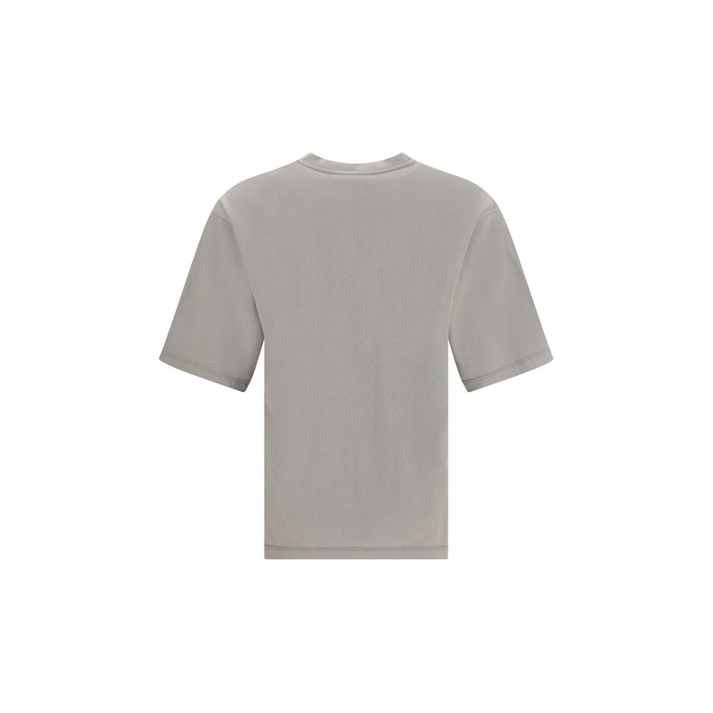 Dolce &amp; Gabbana Baumwoll-T-Shirt mit erhabenem Logo auf der Vorderseite