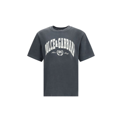 Dolce &amp; Gabbana Baumwoll-T-Shirt mit Frontprint