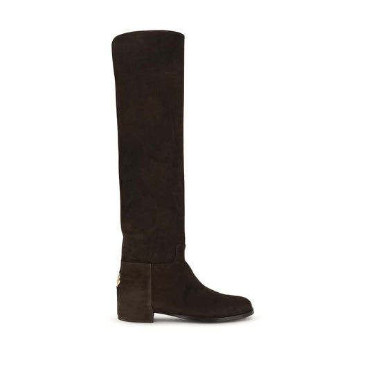 Dolce &amp; Gabbana Hohe Wildlederstiefel