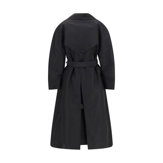 MONCLER x EDWARD ENNINFUL Black Polyester Coat