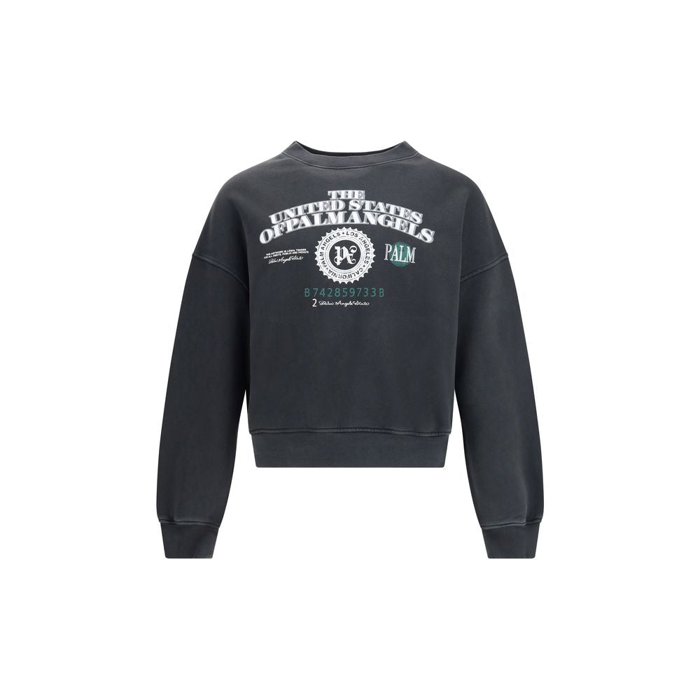 Palm Angels – Lockeres Vintage-Sweatshirt mit Rundhalsausschnitt und Dollar-Motiv