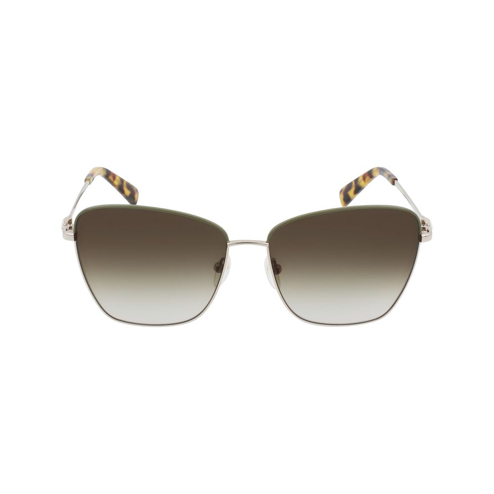 Longchamp Sonnenbrille aus goldenem Metall