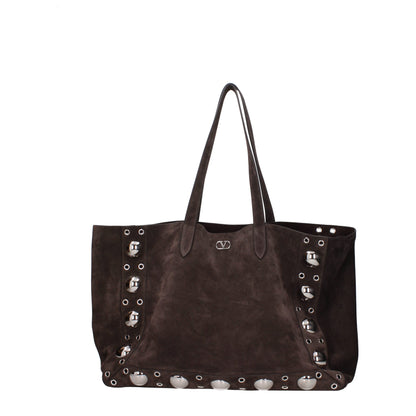 Valentino Garavani Schultertasche aus braunem Leder