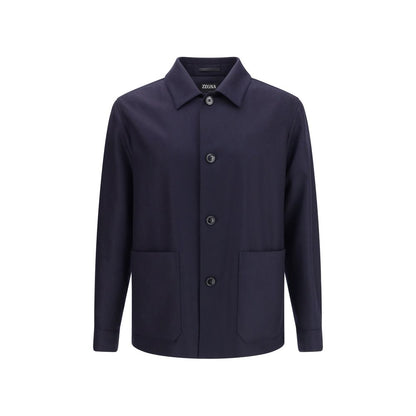 ZEGNA Kleidung aus blauer Wolle