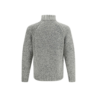 ZEGNA Kaschmir-Rollkragenpullover in Weiß