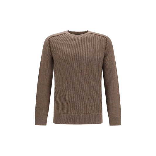 ZEGNA Brauner Kaschmir-Pullover aus Kaschmir
