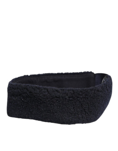 Dolce &amp; Gabbana Schwarzes Baumwoll-Stirnband Fischermütze Einheitsgröße Herrenhut