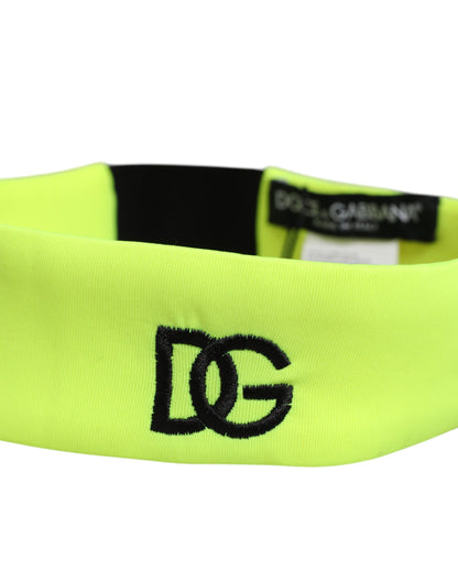 Dolce & Gabbana Green Silk Headband Fisherman Cap One Size Men Hat