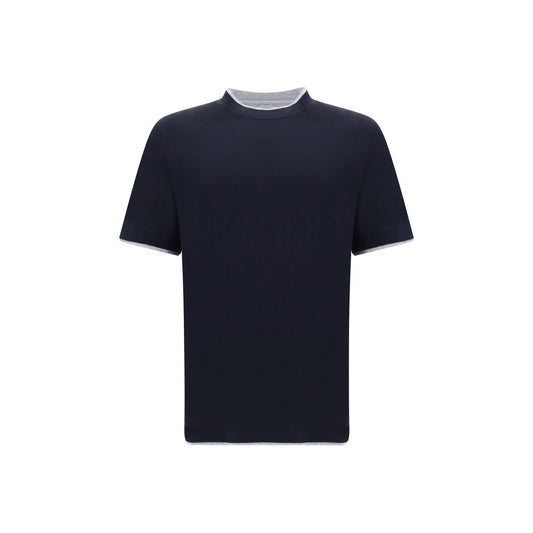 Brunello Cucinelli Seiden-T-Shirt