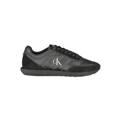 Calvin Klein Black Polyester Men Sneaker