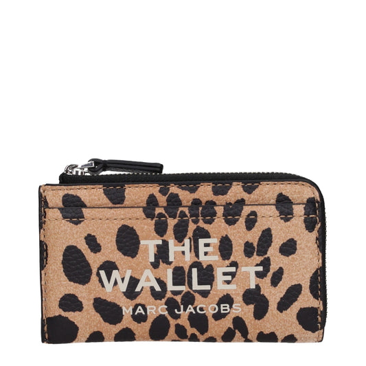 Marc Jacobs braunes Lederportemonnaie