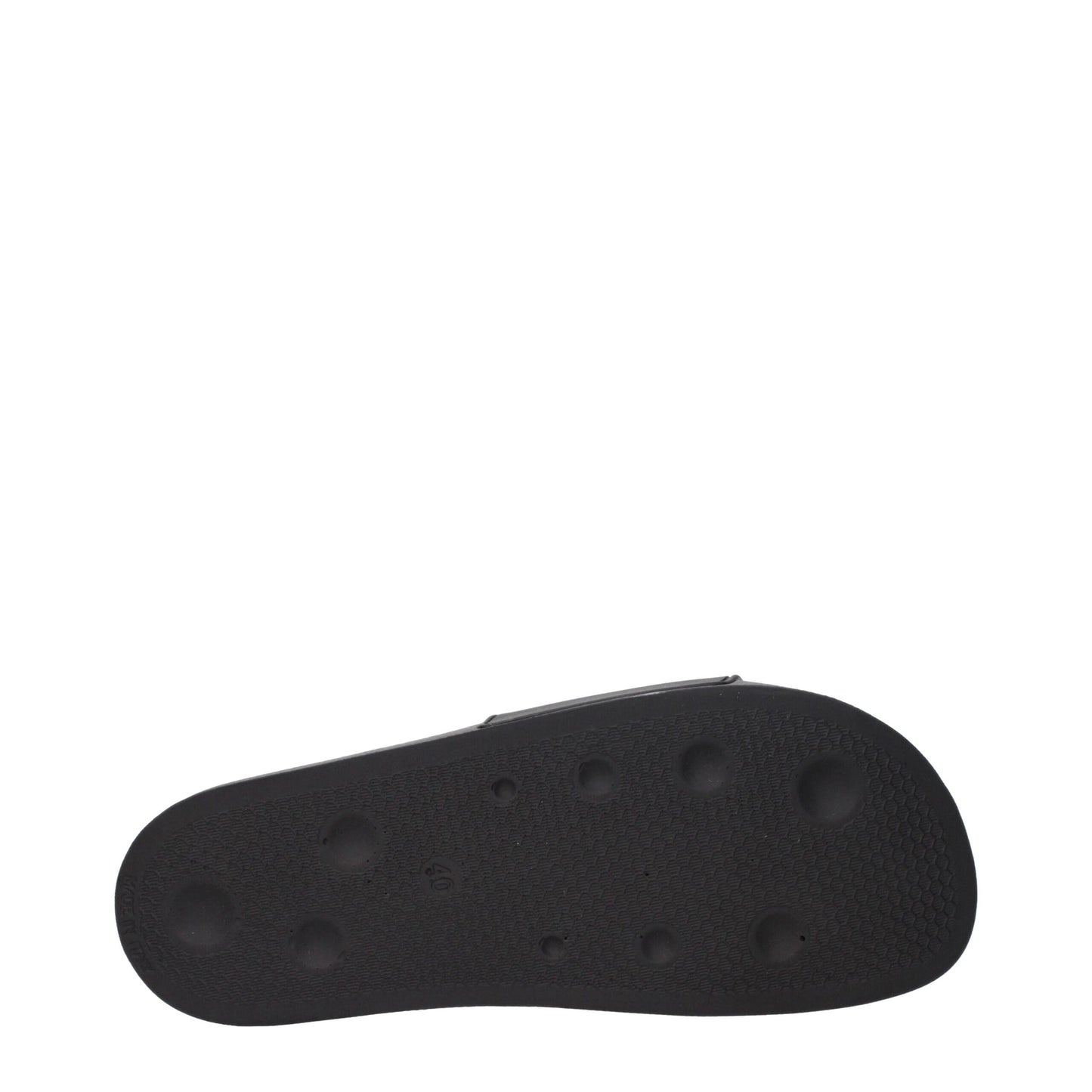 Palm Angels Schwarze Baumwoll-Slipper