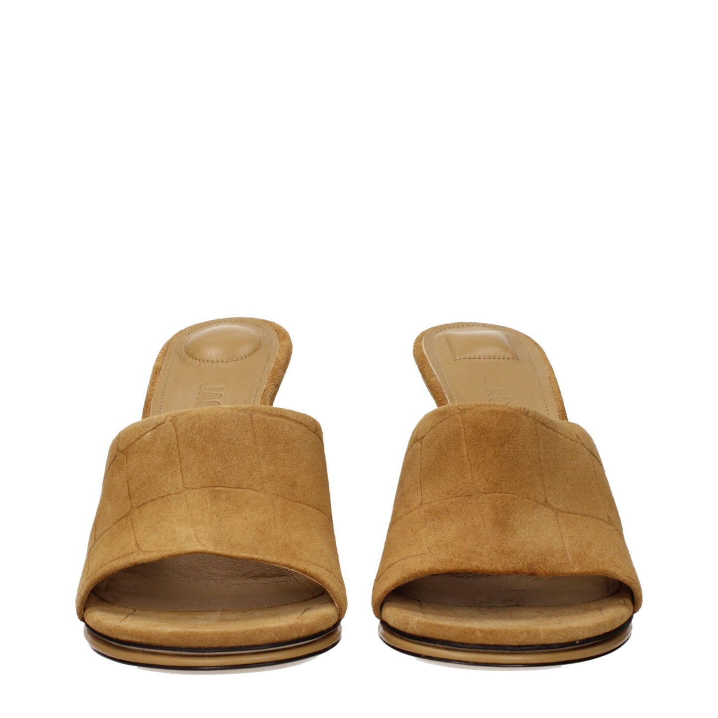 Jacquemus braune Leder-Stiletto-Sandalen