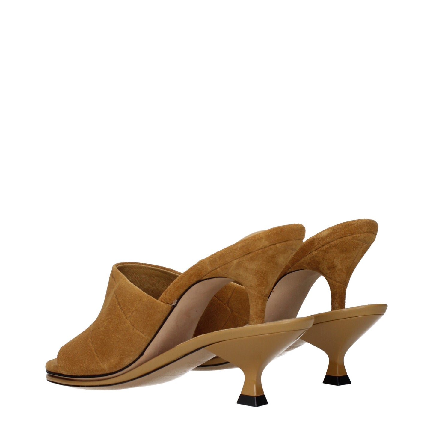 Jacquemus braune Leder-Stiletto-Sandalen