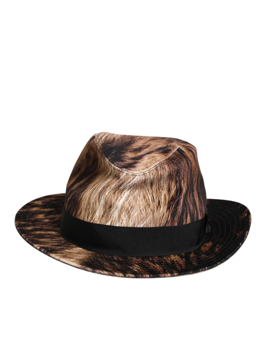 Dolce &amp; Gabbana Mehrfarbiger Fedora Capello-Hut aus Baumwollmischung für Herren