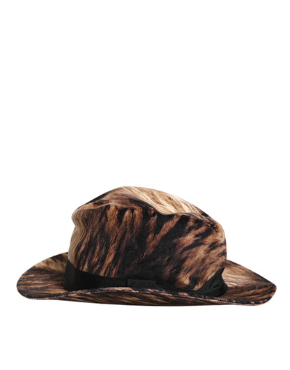 Dolce &amp; Gabbana Mehrfarbiger Fedora Capello-Hut aus Baumwollmischung für Herren