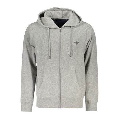 Accademia Militare Kapuzenpullover aus grauer Baumwolle für Herren