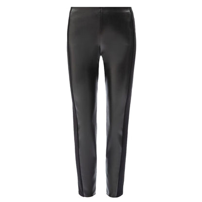 Patrizia Pepe Schwarze Polyethylen-Leggings