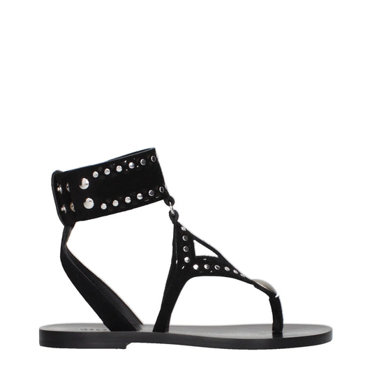 Isabel Marant – Flip-Flop-Sandalen aus schwarzem Leder