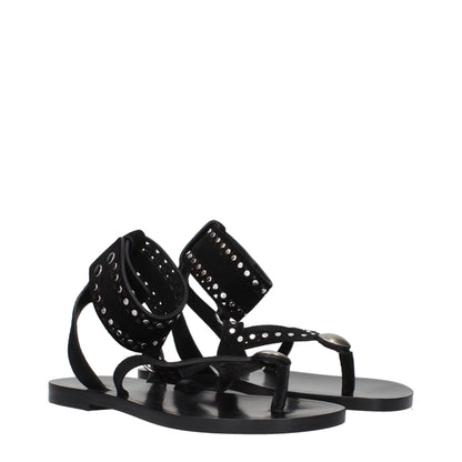 Isabel Marant – Flip-Flop-Sandalen aus schwarzem Leder