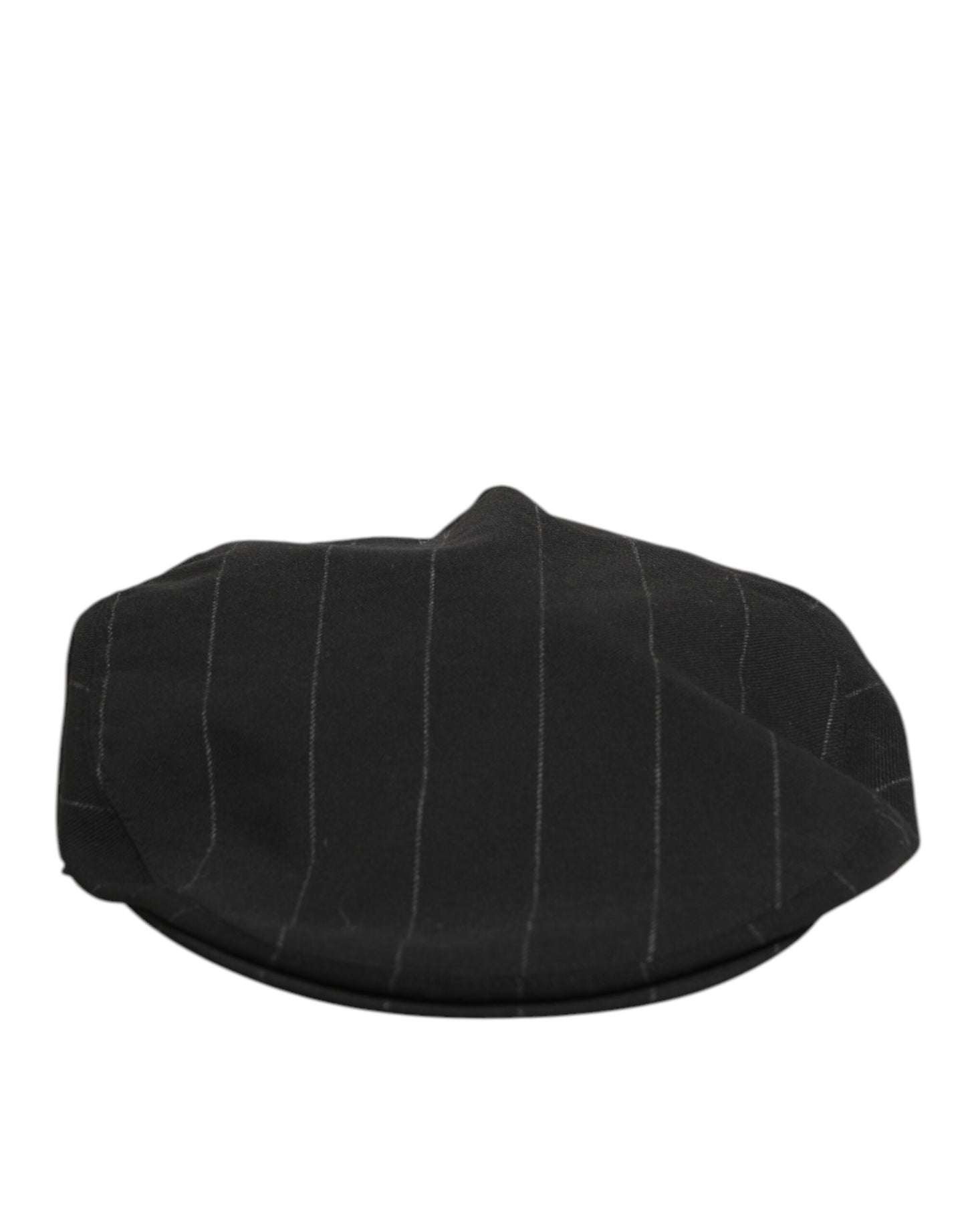 Dolce &amp; Gabbana Schwarzer Polyester-Newsboy-Hut für Herren