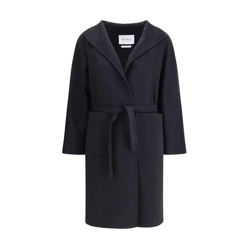 Max Mara Schwarzer Kaschmirmantel