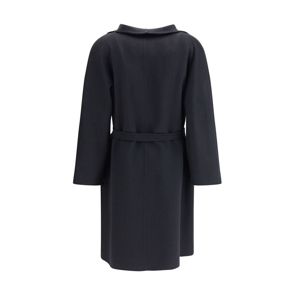 Max Mara Schwarzer Kaschmirmantel