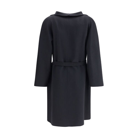 Max Mara Schwarzer Kaschmirmantel