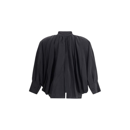 Schwarze Seidenbluse von Max Mara