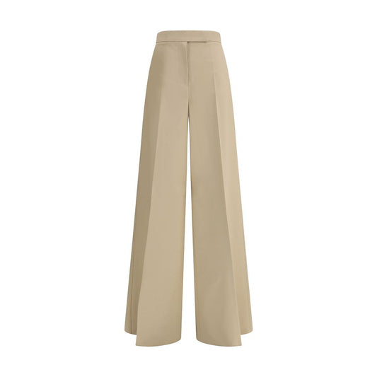 Max Mara Beige Baumwoll-Freizeithose