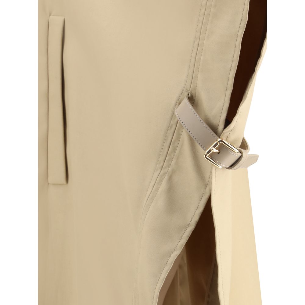 Max Mara beiger Baumwollmantel