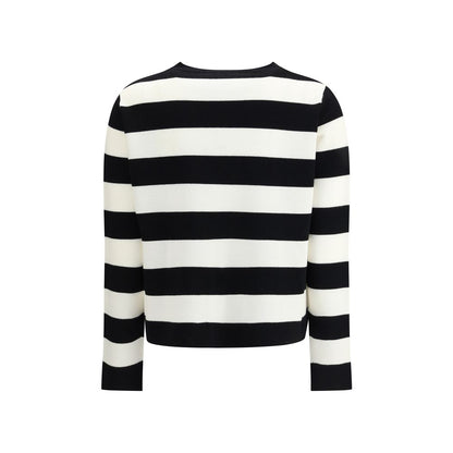 Max Mara Schwarzes Fleece-Sweatshirt aus Wolle
