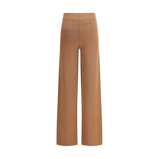 Max Mara Braune Viskose-Freizeithose