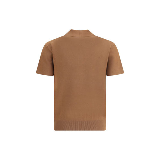 Max Mara Brown Viscose Pattern Shirt