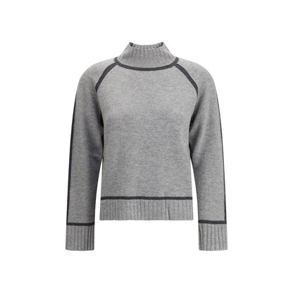 Max Mara Graues Woll-Sweatshirt