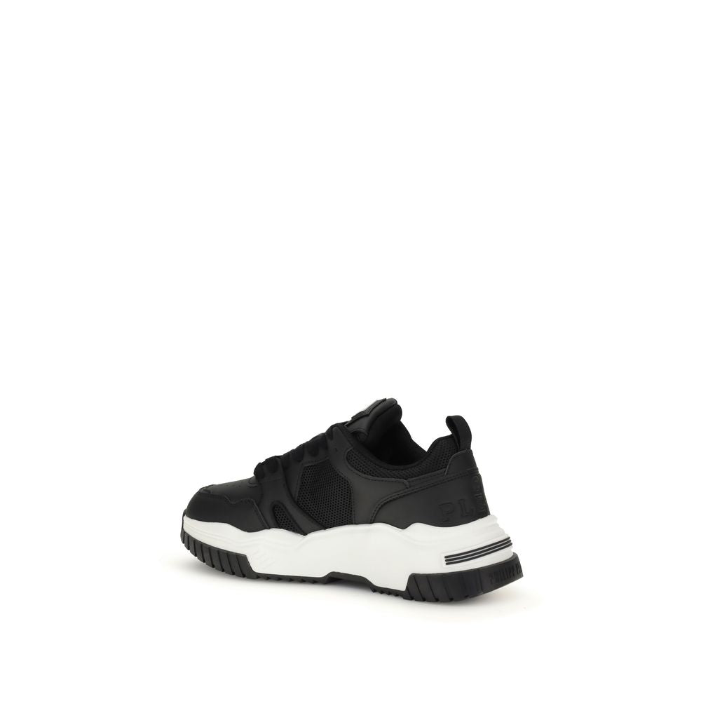 Philipp Plein Schwarze Sportschuhe aus Polyester