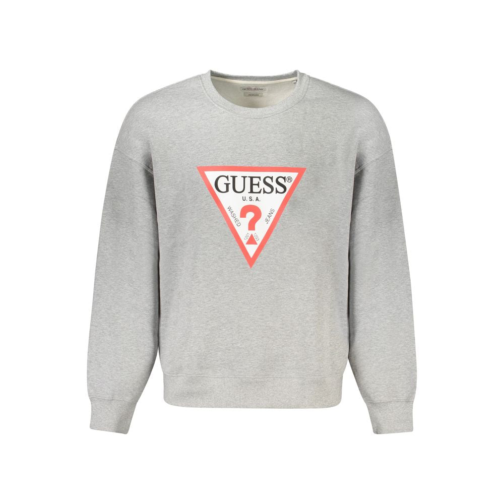 Guess Jeans – Graues Baumwoll-Sweatshirt