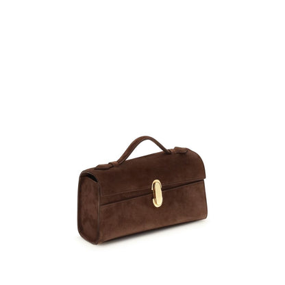 Savette Brown Calf Leather Bos Taurus Handbag